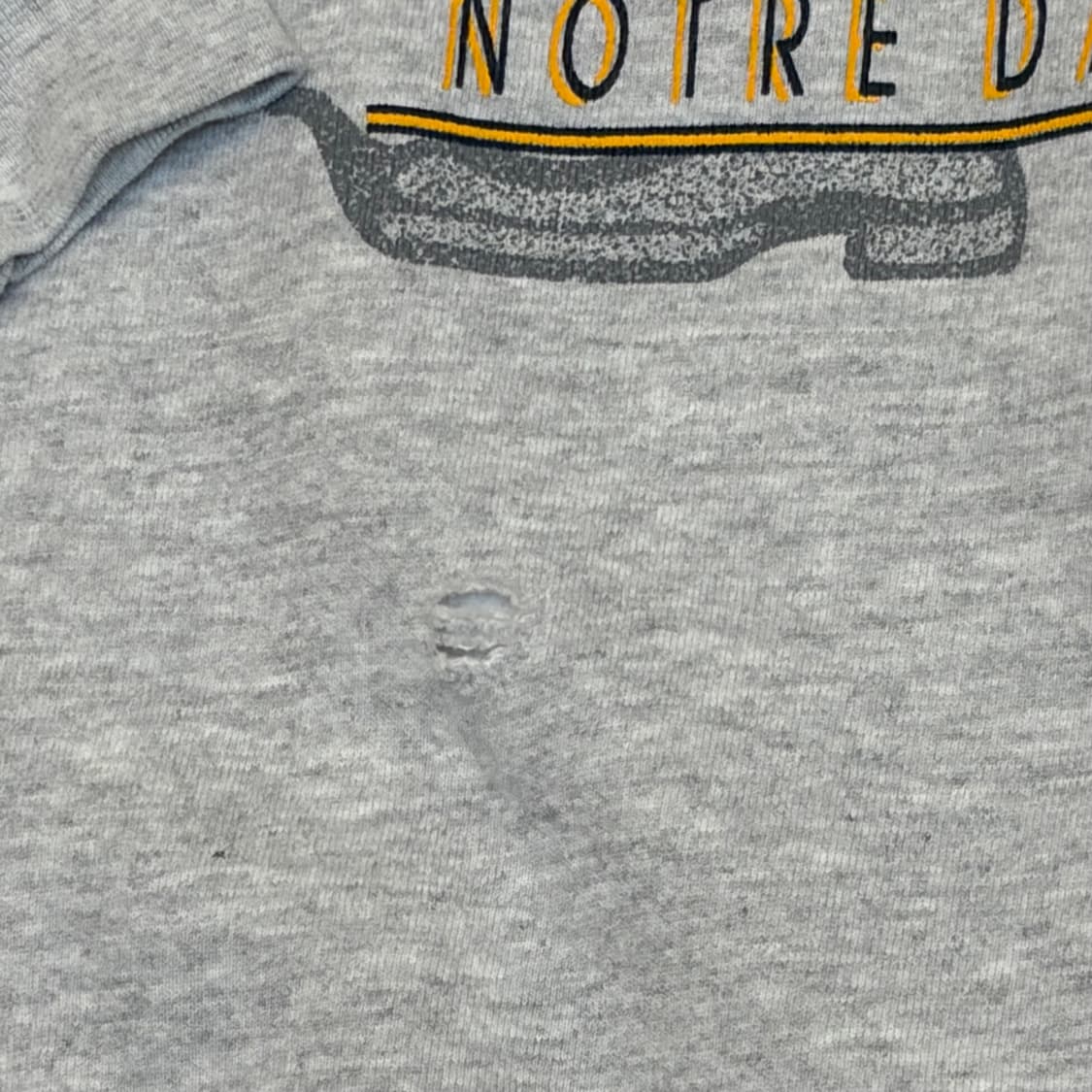 레어 90s Made in USA 빈티지 노틀탐 대학 헤비코튼 맨투맨 상품이미지5