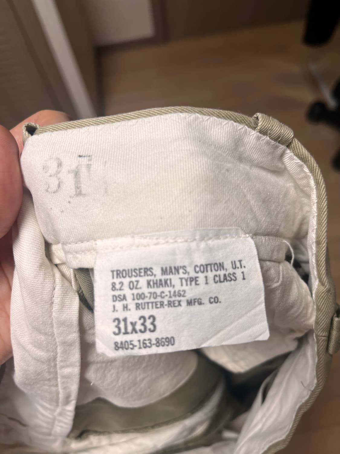 70‘s US오리지널 치노팬츠 상품이미지3