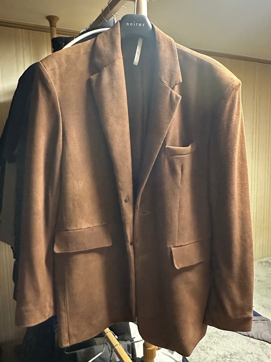 깡x노이어 램스 스웨이드 테일러드 자켓 50사이즈 상품이미지2