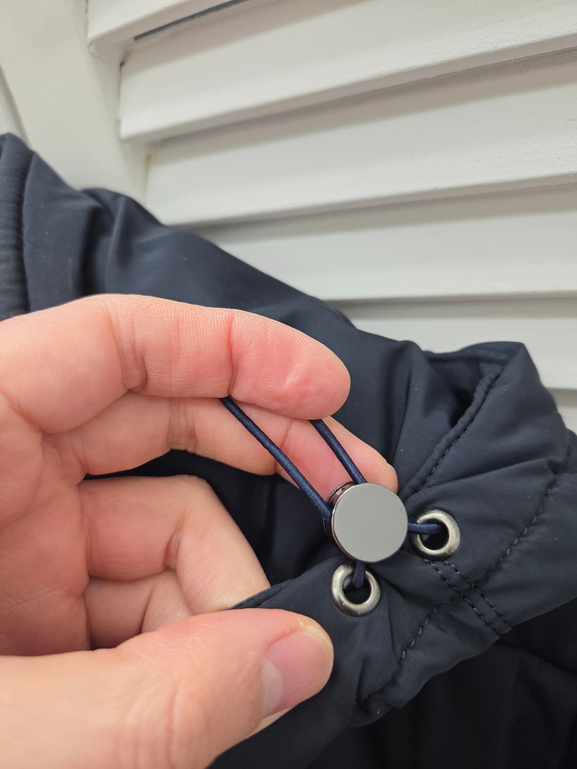 발망 가죽 트리밍 패딩 점퍼 상품이미지9