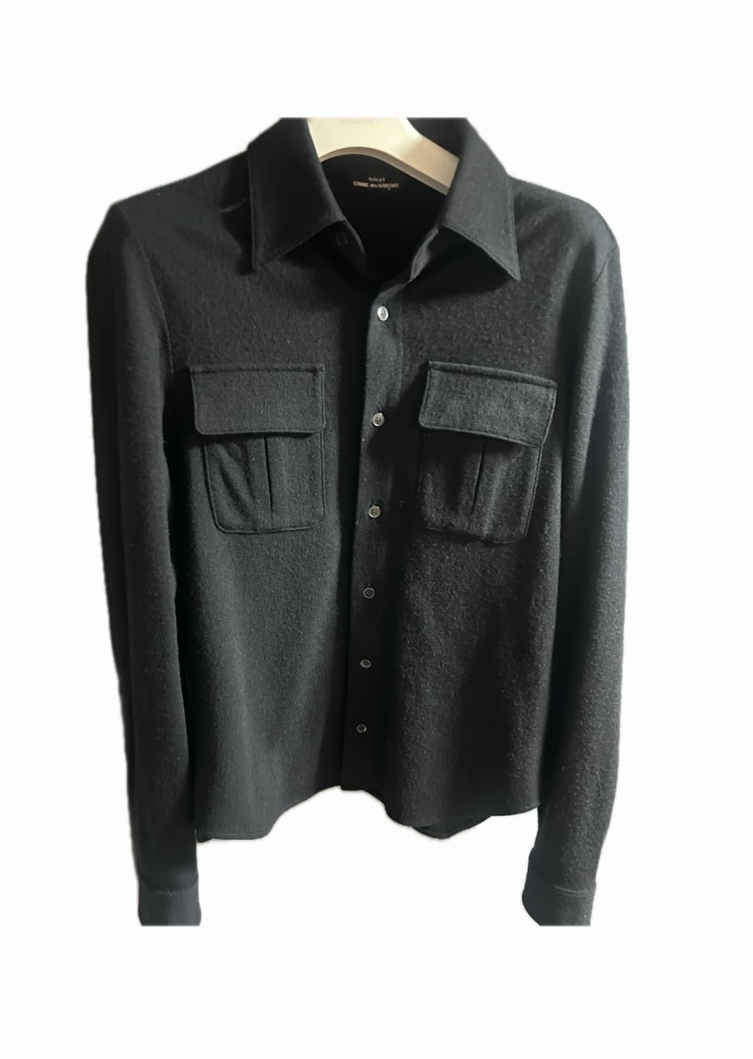 트리콧 꼼데 블랙셔츠 상품이미지1