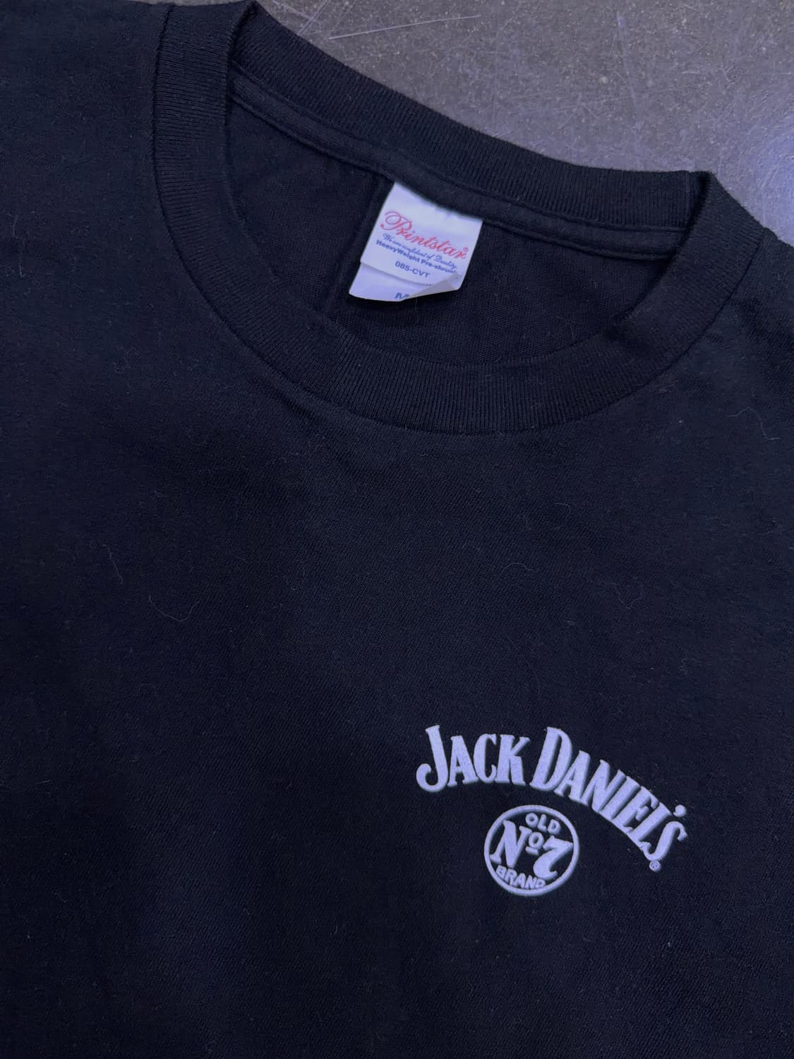 잭다니엘 올드 No.7 티셔츠 블랙 M 상품이미지4