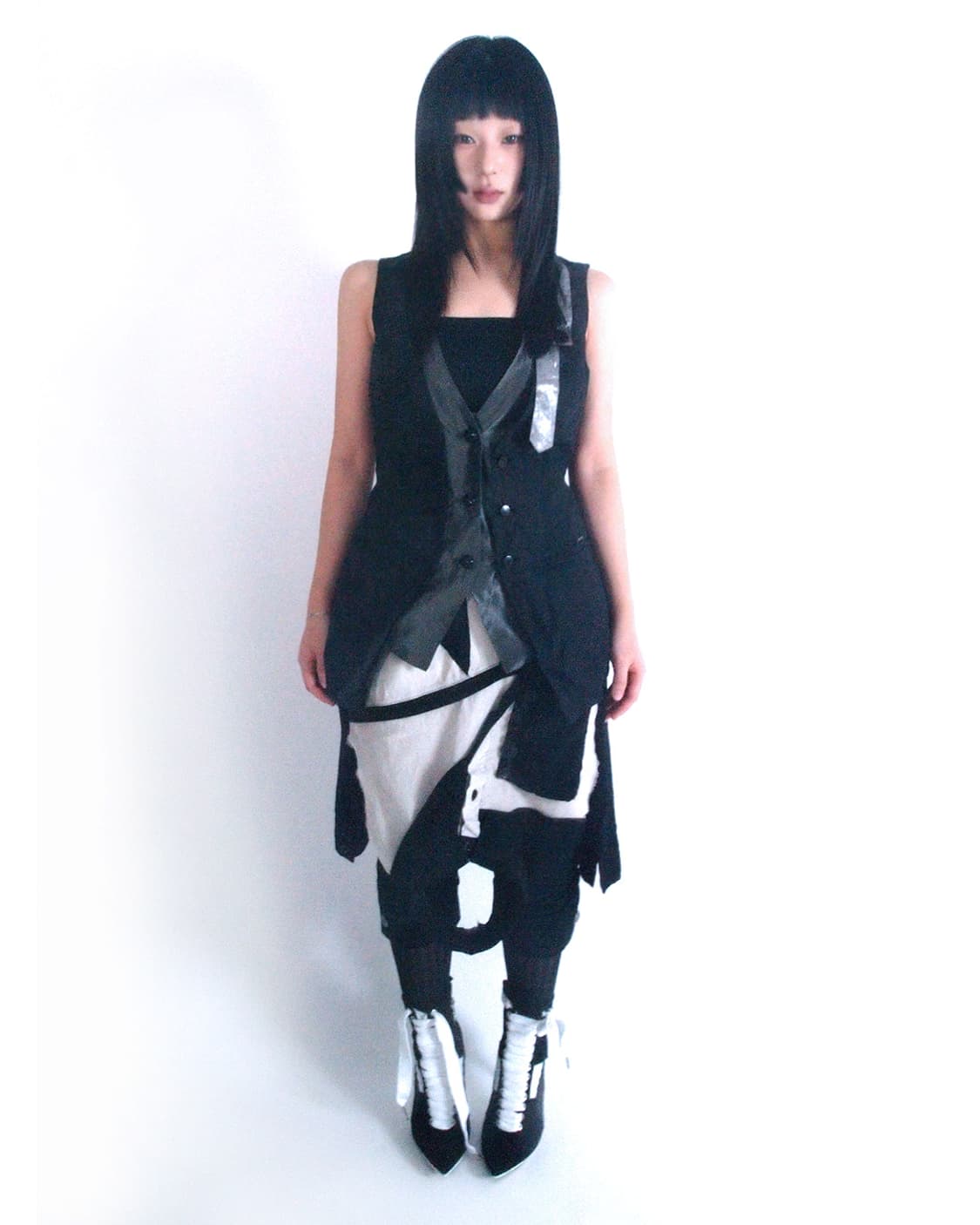 Layered multi tie point gothic vesr 상품이미지1