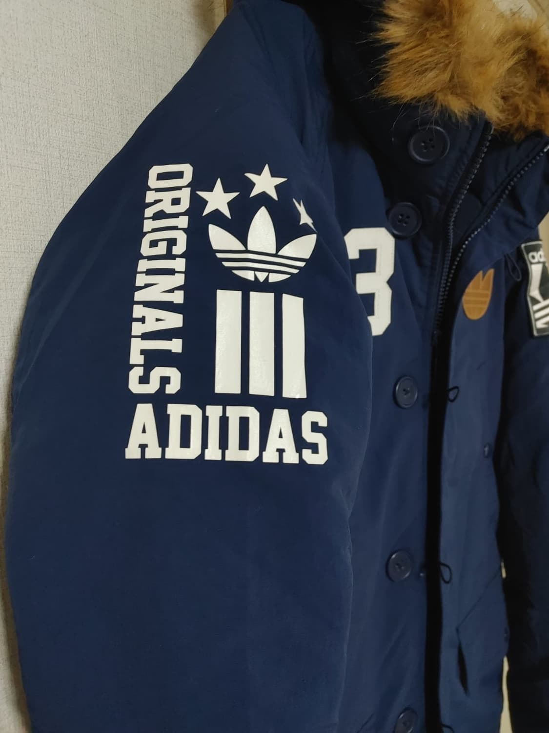 아디다스 롱파카 네이비 085 상품이미지6