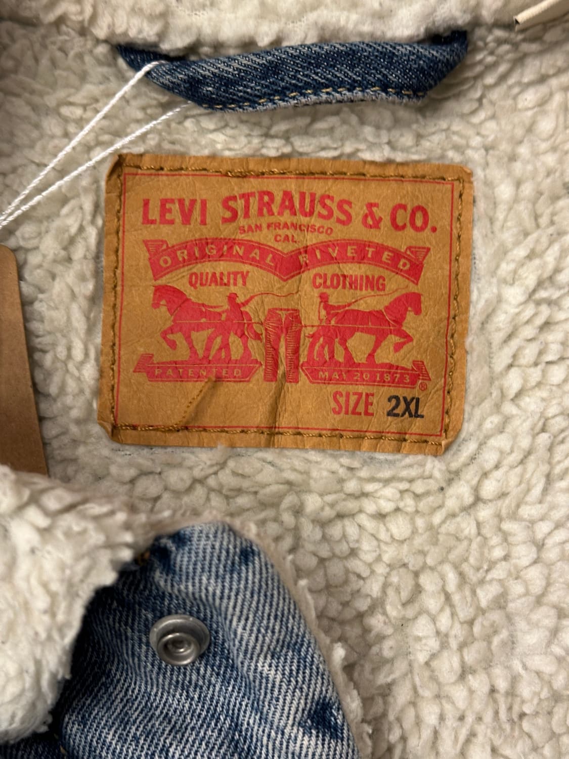 리바이스 쉐르파 트러커 데님 자켓 XXL 상품이미지3