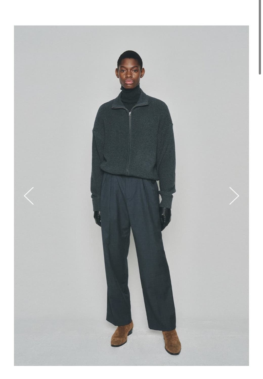 [L,50] 토니웩 주우재 집업니트 상품이미지1