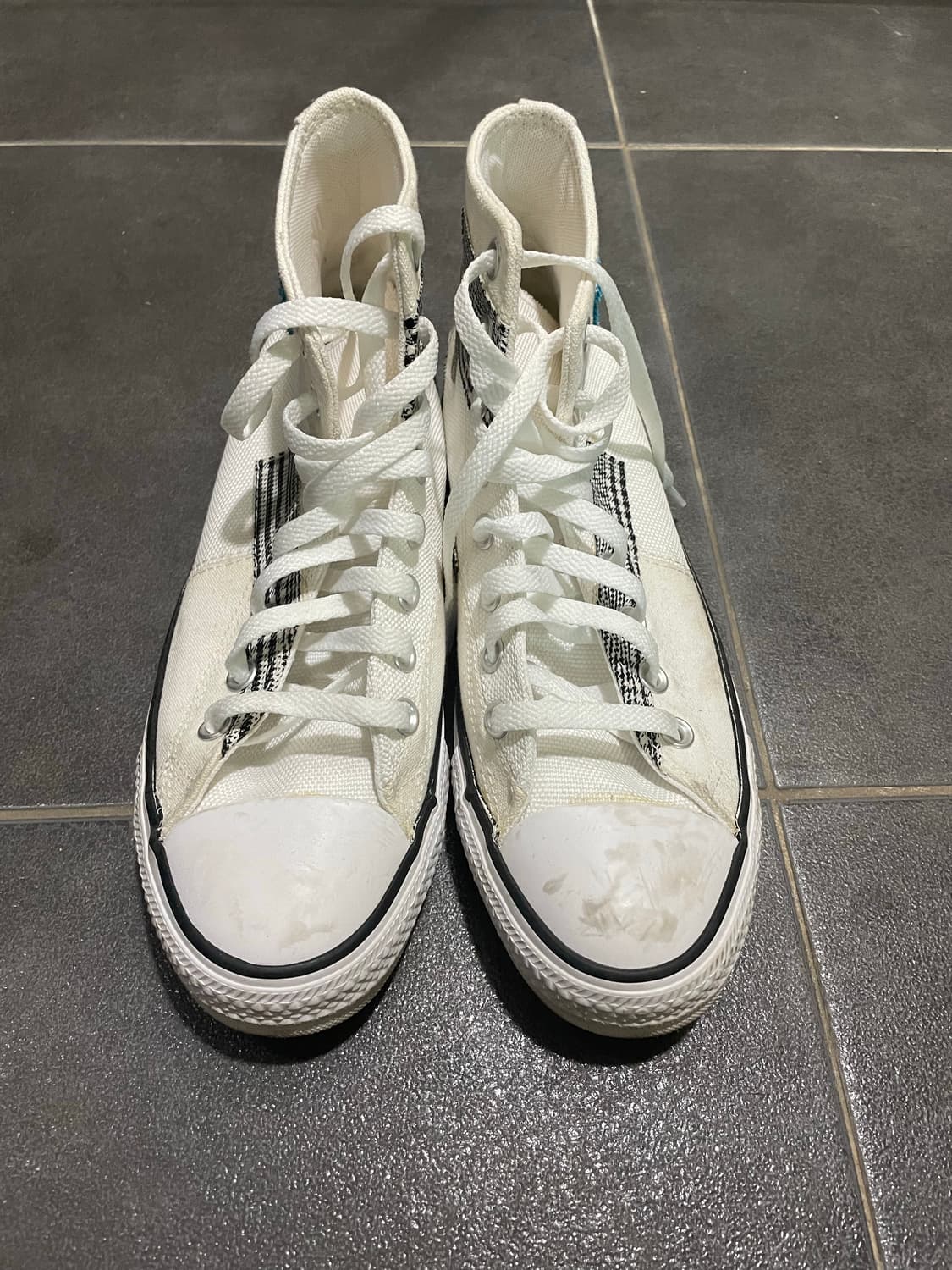 [260]컨버스 척 테일러 올스타 하이 해크드 패션 화이트 세일 블루 상품이미지1