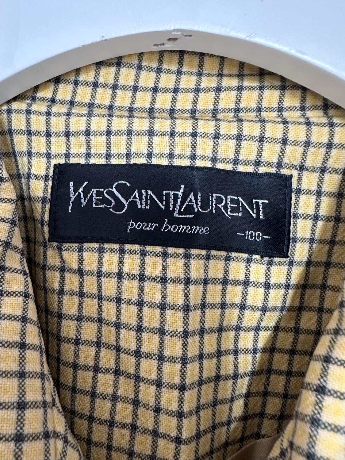 YSL 입생로랑 체크 블루종 자켓 상품이미지7