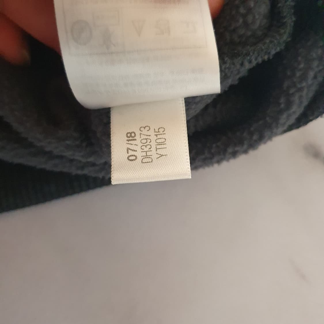 아디다스 블랙 기모 후드 집업 자켓 상품이미지5