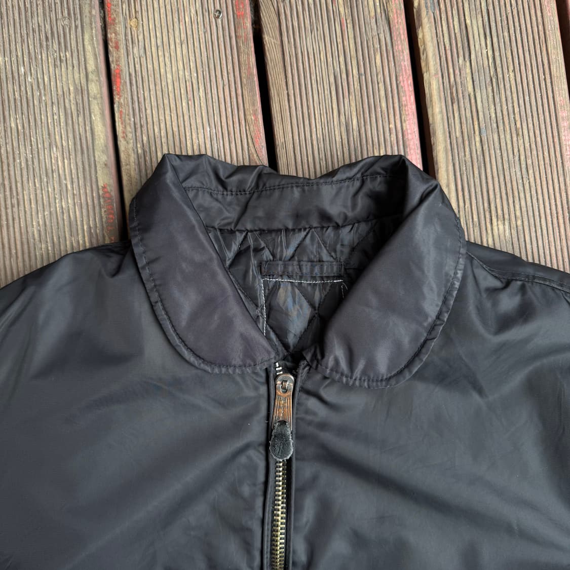 빈티지 카라 cwu 항공점퍼 블랙 상품이미지2