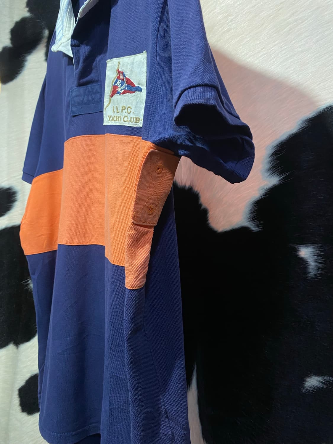 Polo Ralph Lauren 요트클럽 패치 디테일 럭비 반팔 티셔츠 상품이미지5