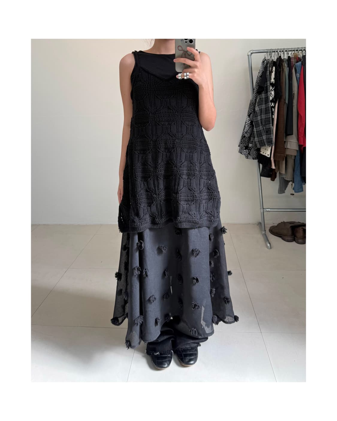 빈티지 펀칭 원피스 상품이미지4