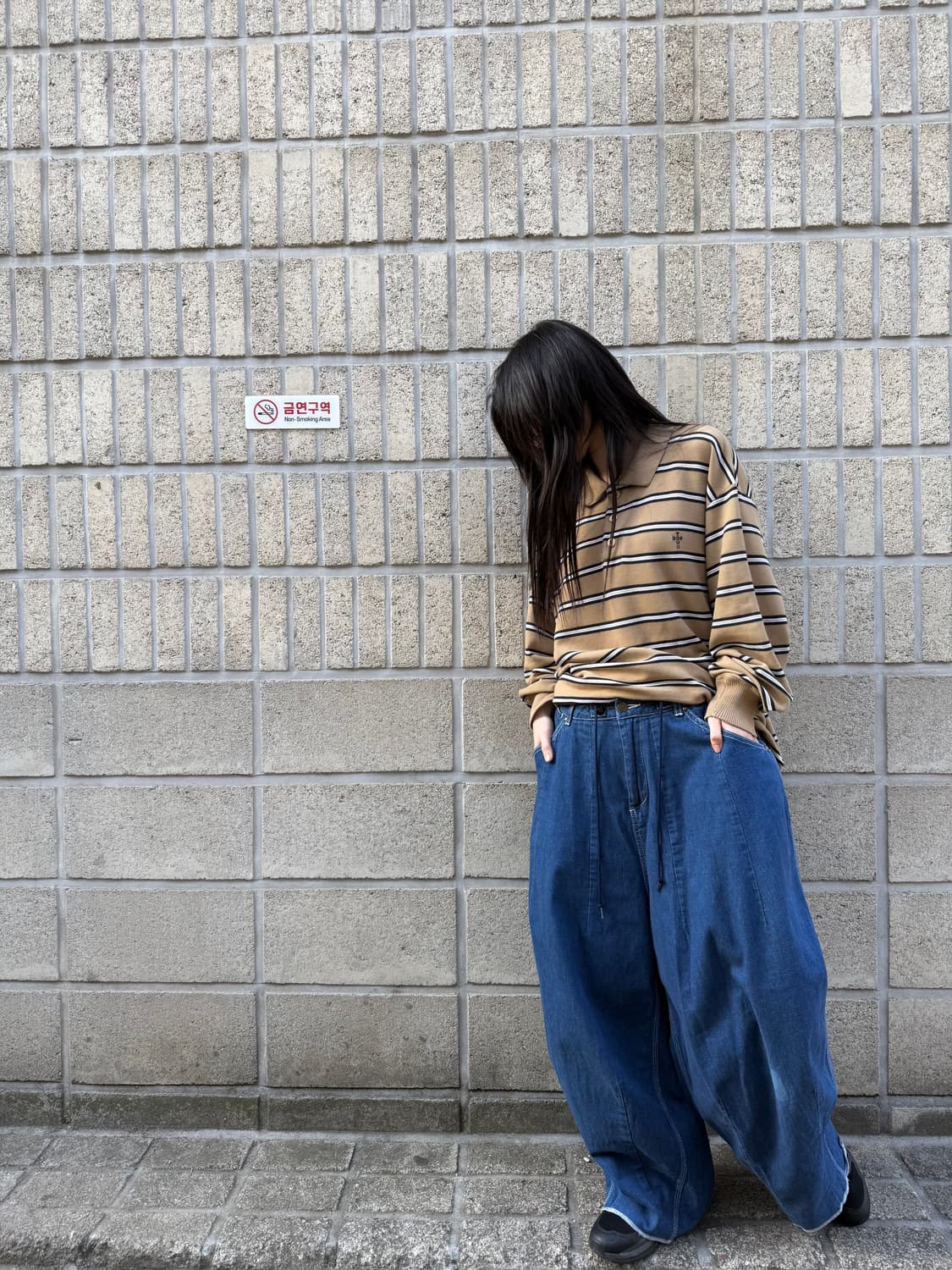 도그타운 스트라이프 오버핏 pk 롱슬리브 상품이미지10