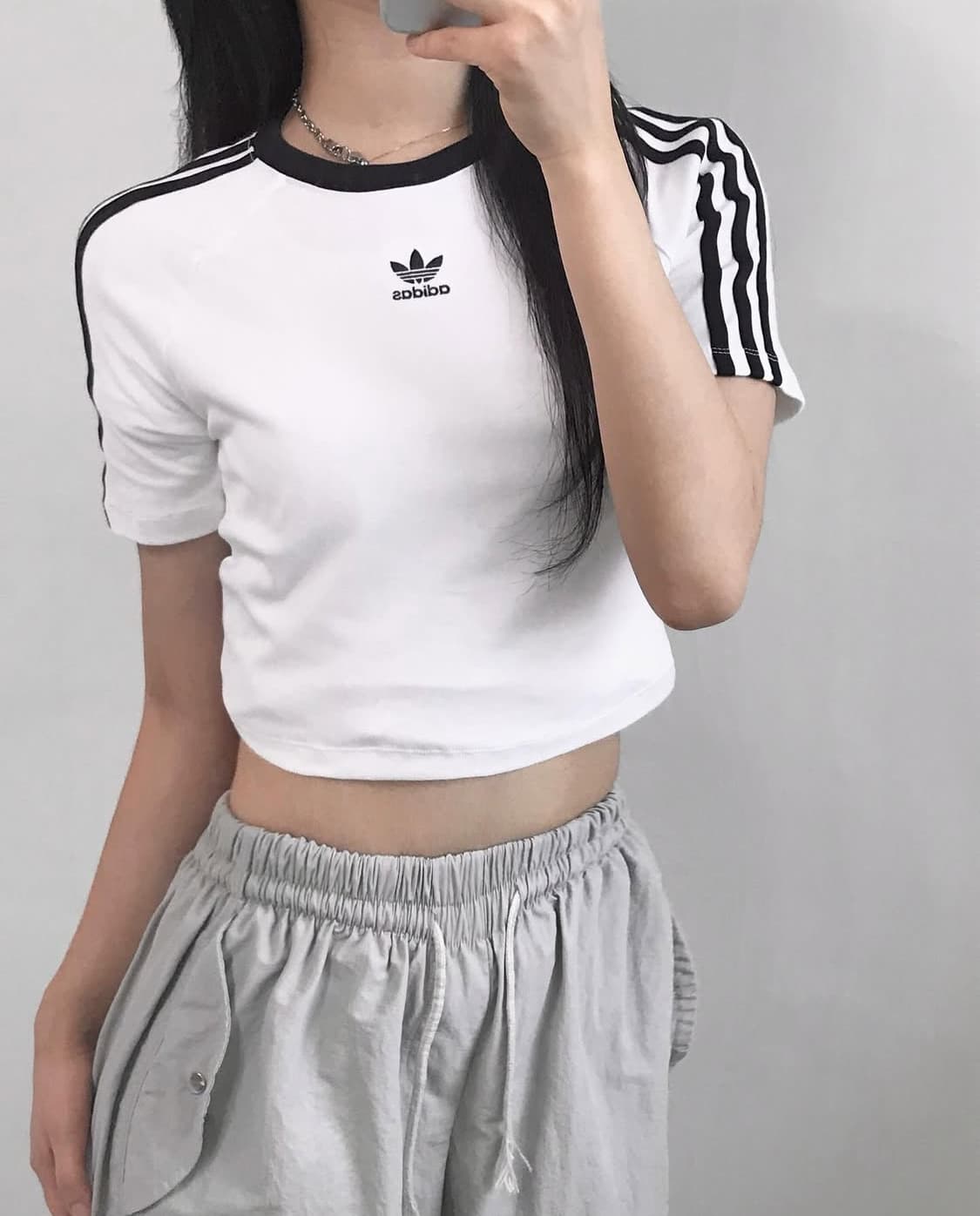Adidas 아디다스 화이트 링거티 상품이미지1