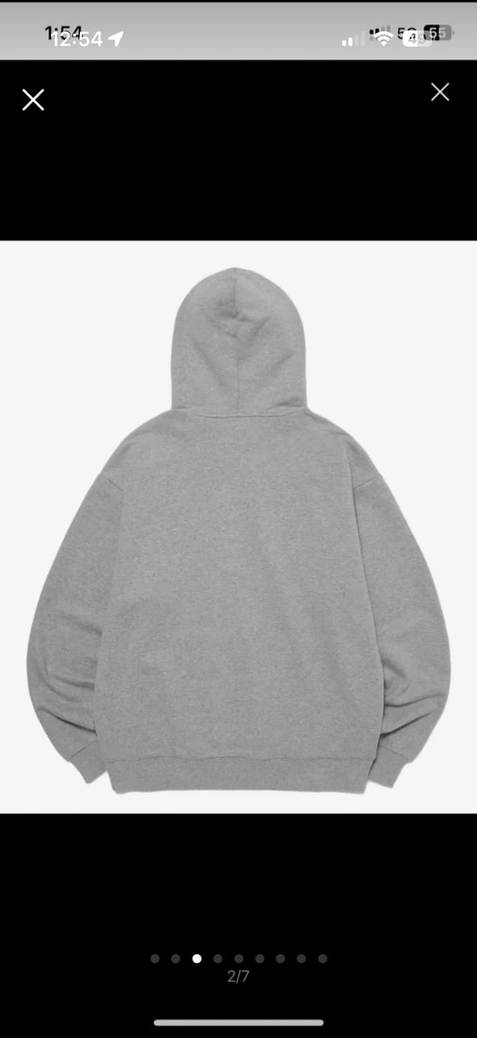 위켄더스 다이애나 후드티 (회색) 상품이미지3