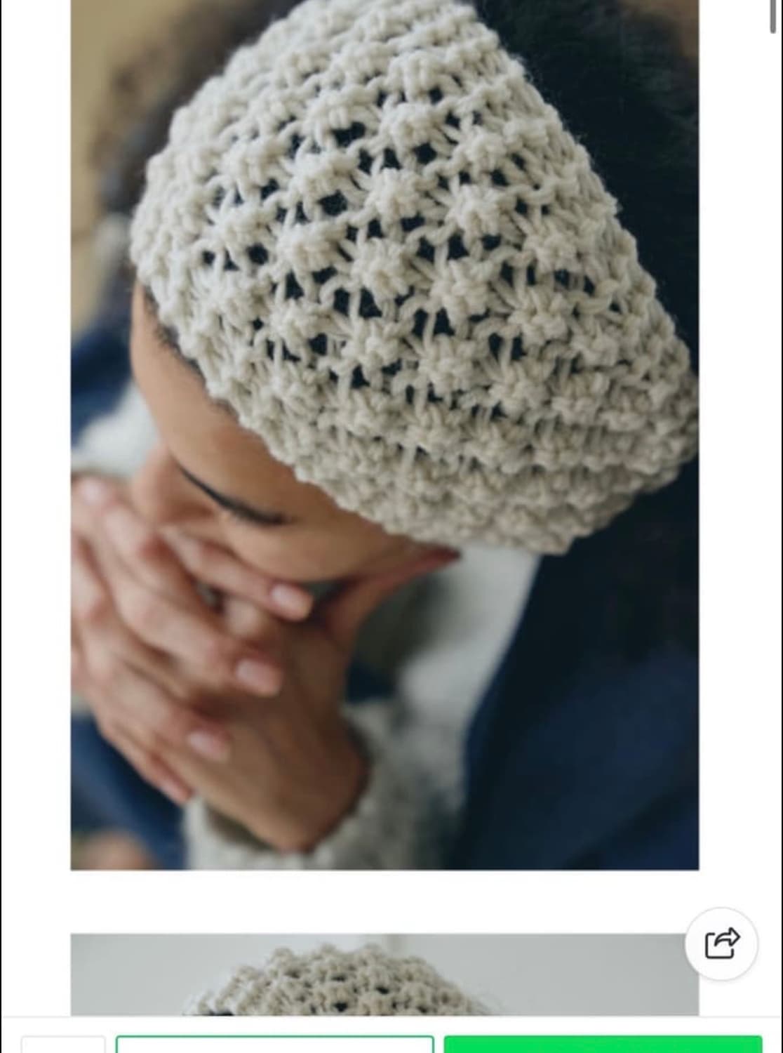 포코포스카 헤어밴드 아이보리 상품이미지1