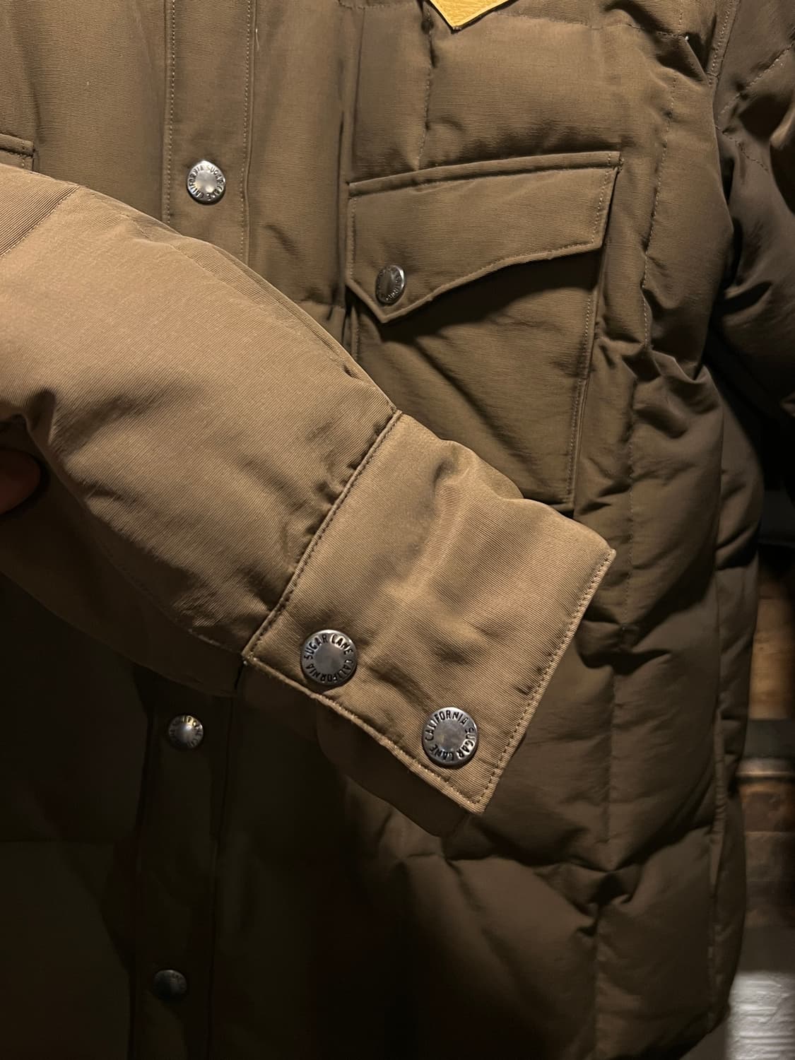 [XL]Sugar Cane 슈가케인 빈티지 썬페이딩 요크 다운 자켓 상품이미지6