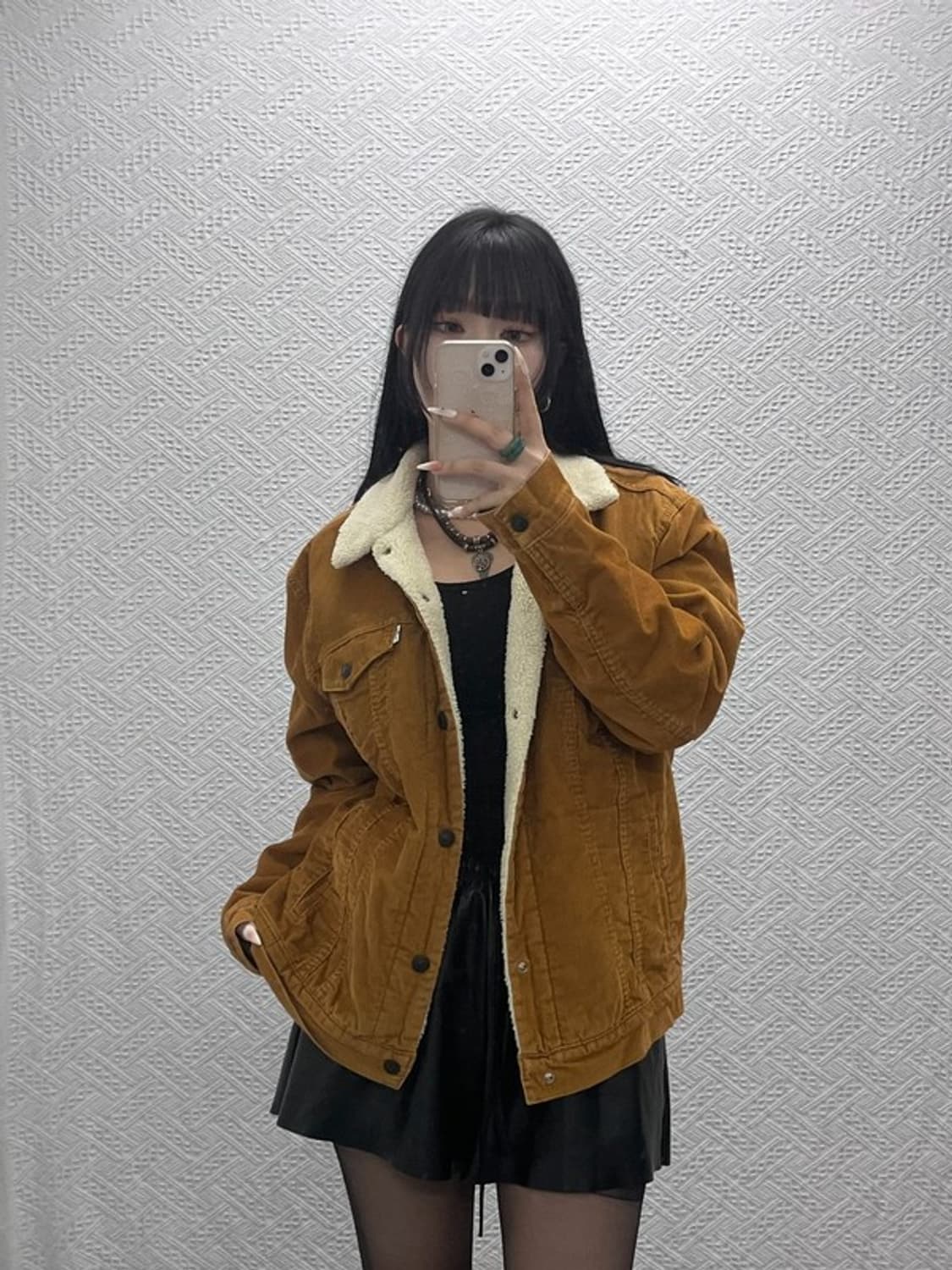 리바이스 양털 쉐르파 코듀로이 워크 자켓 L C09417 상품이미지2