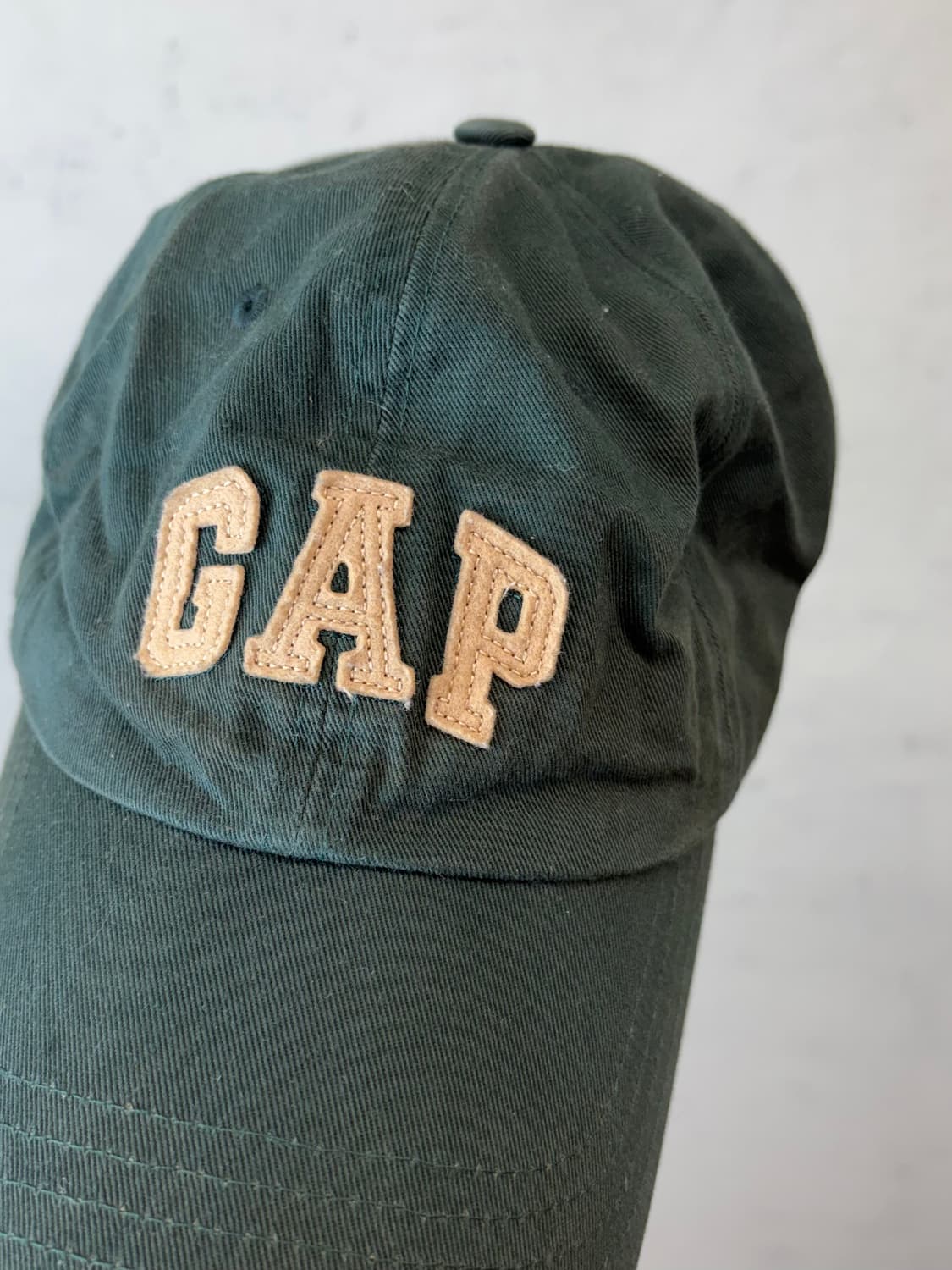 GAP 올드갭 그린 자수로고 볼캡 상품이미지2