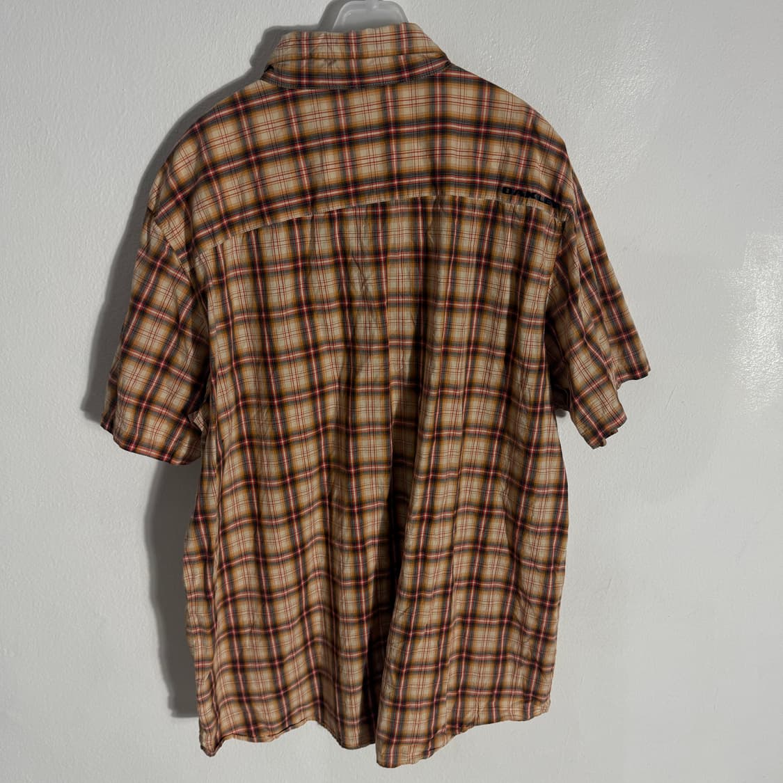 오클리 체크 레귤러핏 하프 셔츠 XXL 상품이미지3