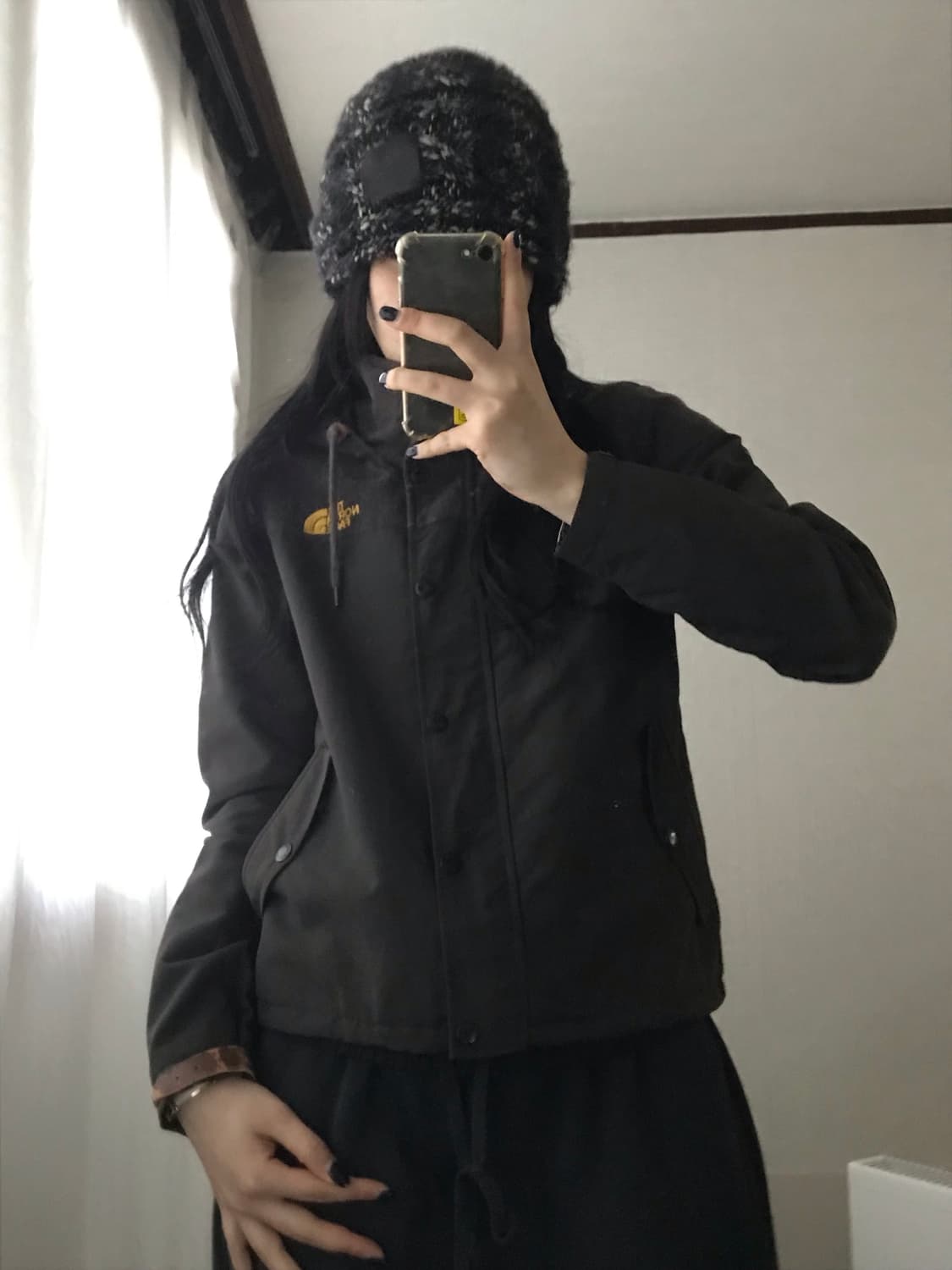 노페 카키브라운 바람막이 상품이미지6