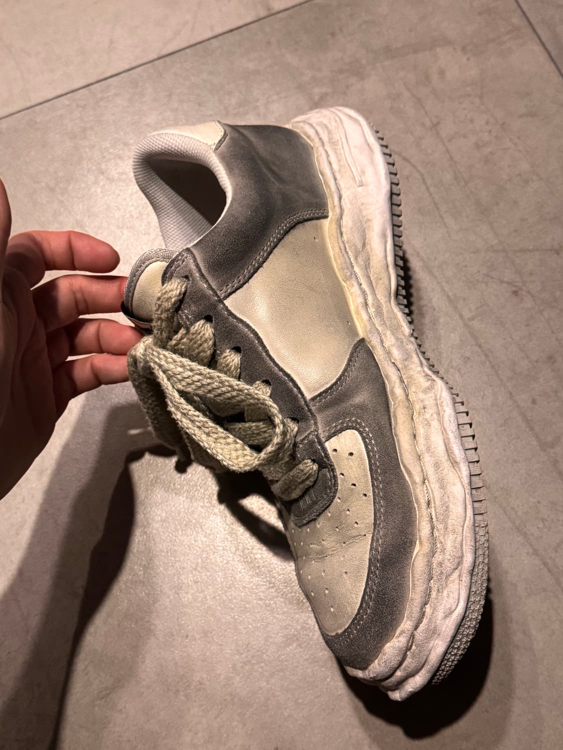 미하라 야스히로 웨인 디스트레스 43사이즈(박스있음) 상품이미지2