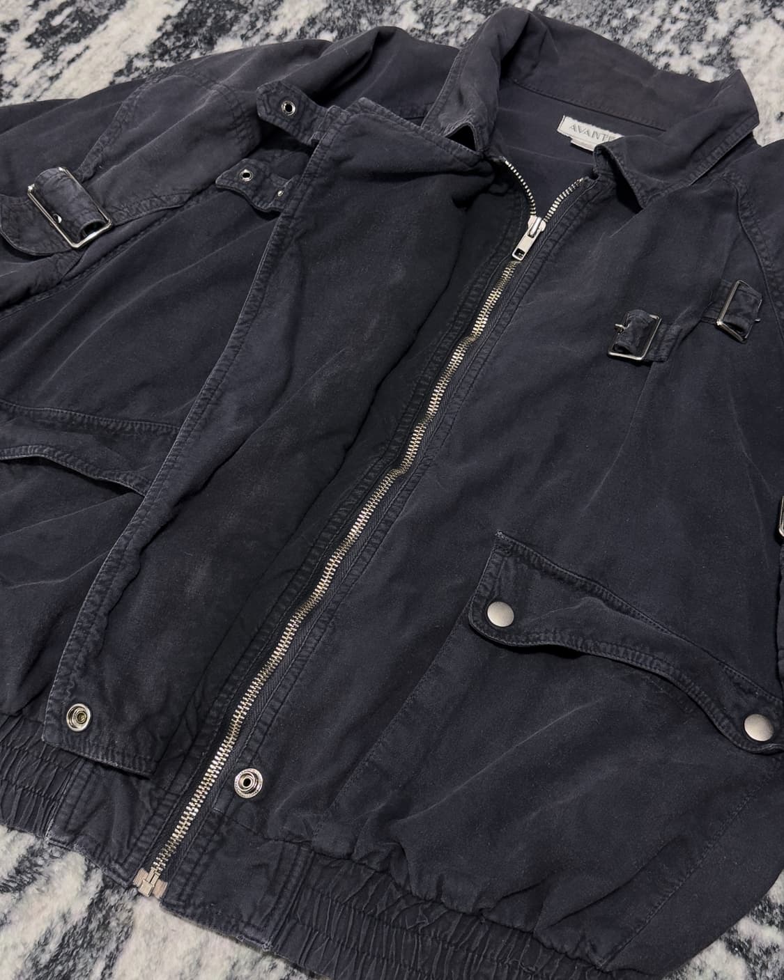 {Avante} Multi-Buckle Bomber Jacket 상품이미지8