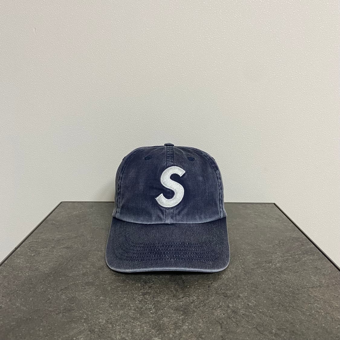 (OS) 슈프림 S로고 볼캡 모자 23fw 피그먼트 네이비 상품이미지1