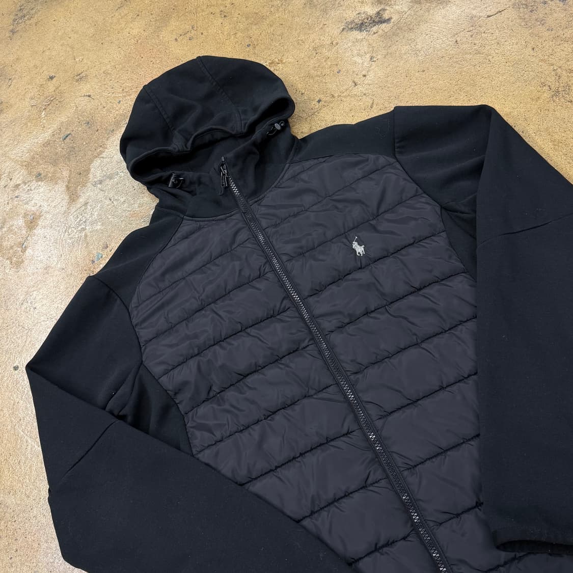 [정품/L] 폴로 랄프로렌 블랙 패딩 후드집업 b15 상품이미지1