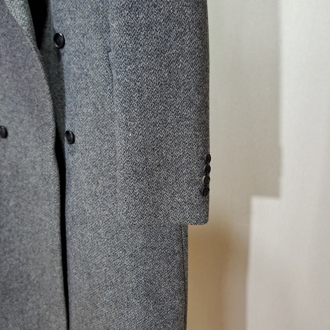 (택포) 지오송지오 헤링본 더블코트 100 B322 상품이미지4