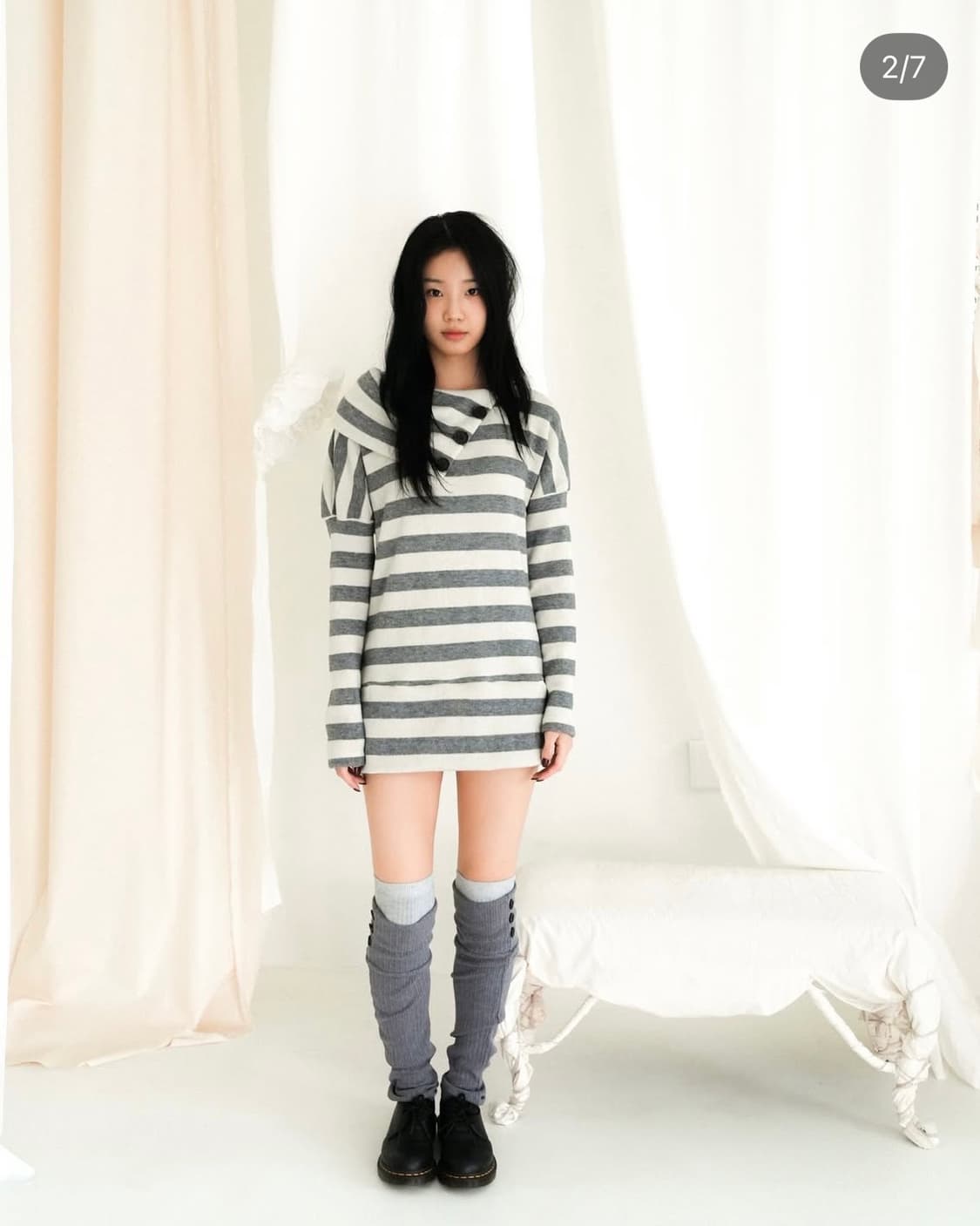 택o 인앤양인하모니 나나 터틀넥 멜란지그레이 인앤양하모니 인앤양 상품이미지3