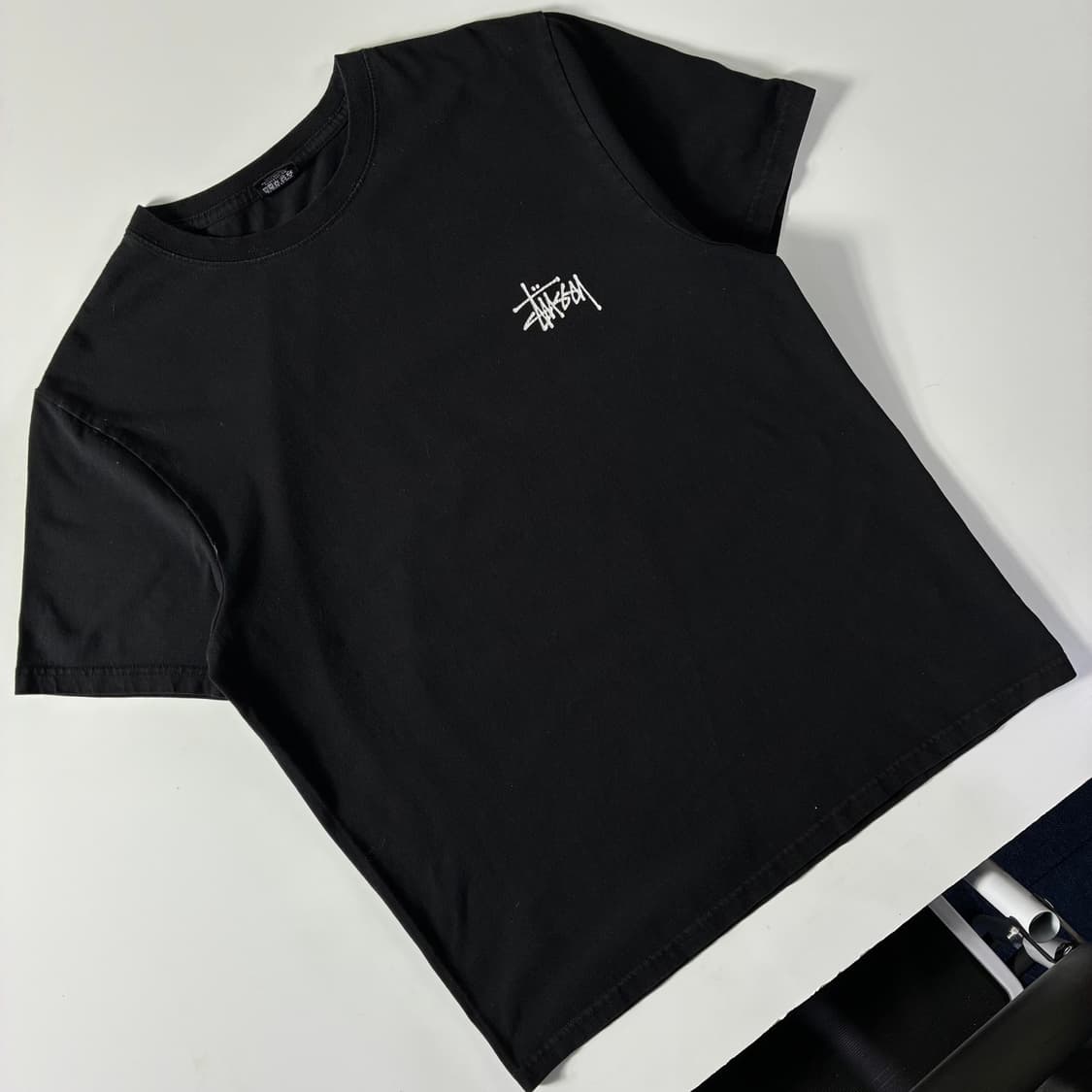 Stussy  스투시 베이직 스탁 블랙 반팔 티셔츠  상품이미지3