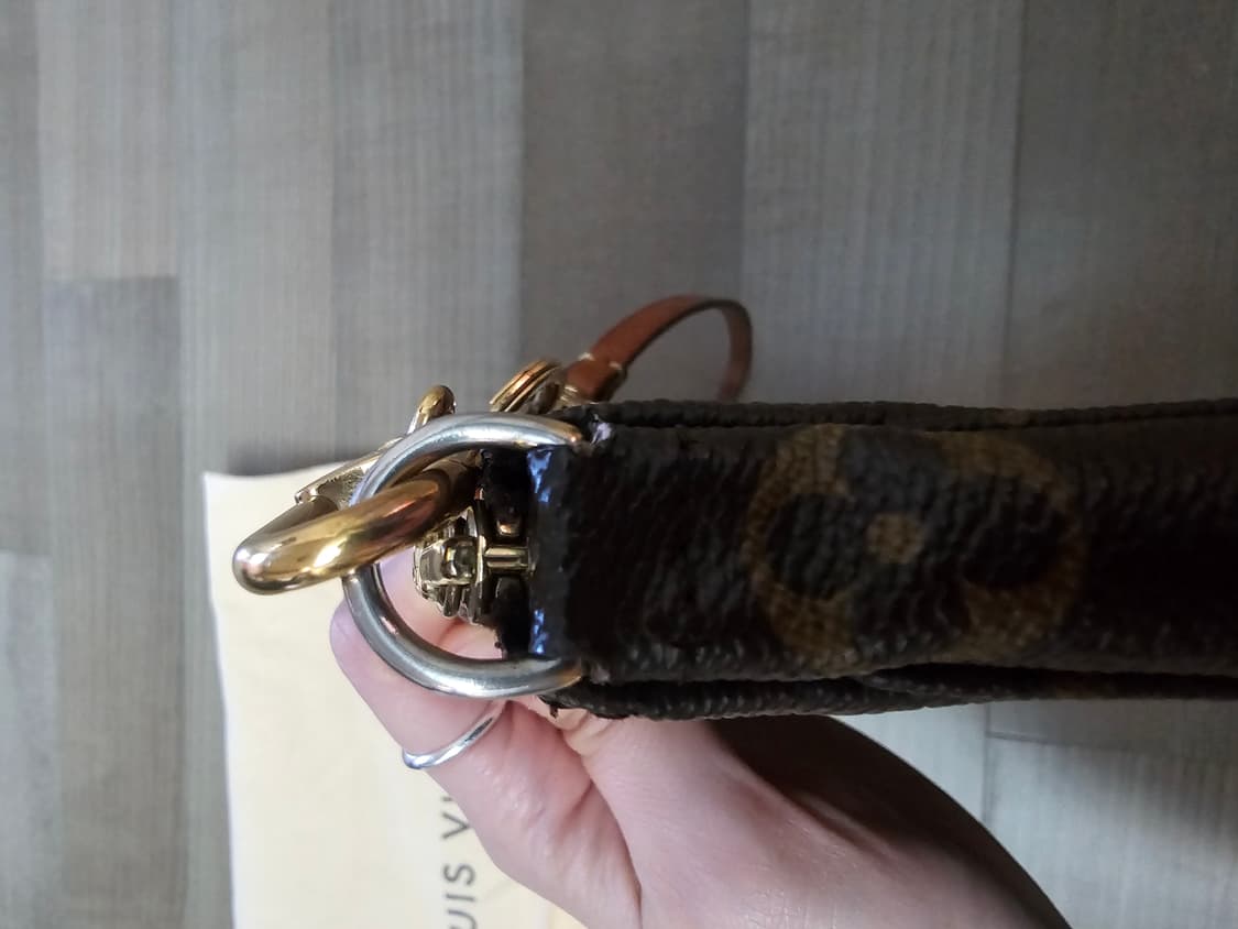 정품) 루이비통 포치 모노그램 파우치백 미니백 가방 (연장고리 포함) 상품이미지7