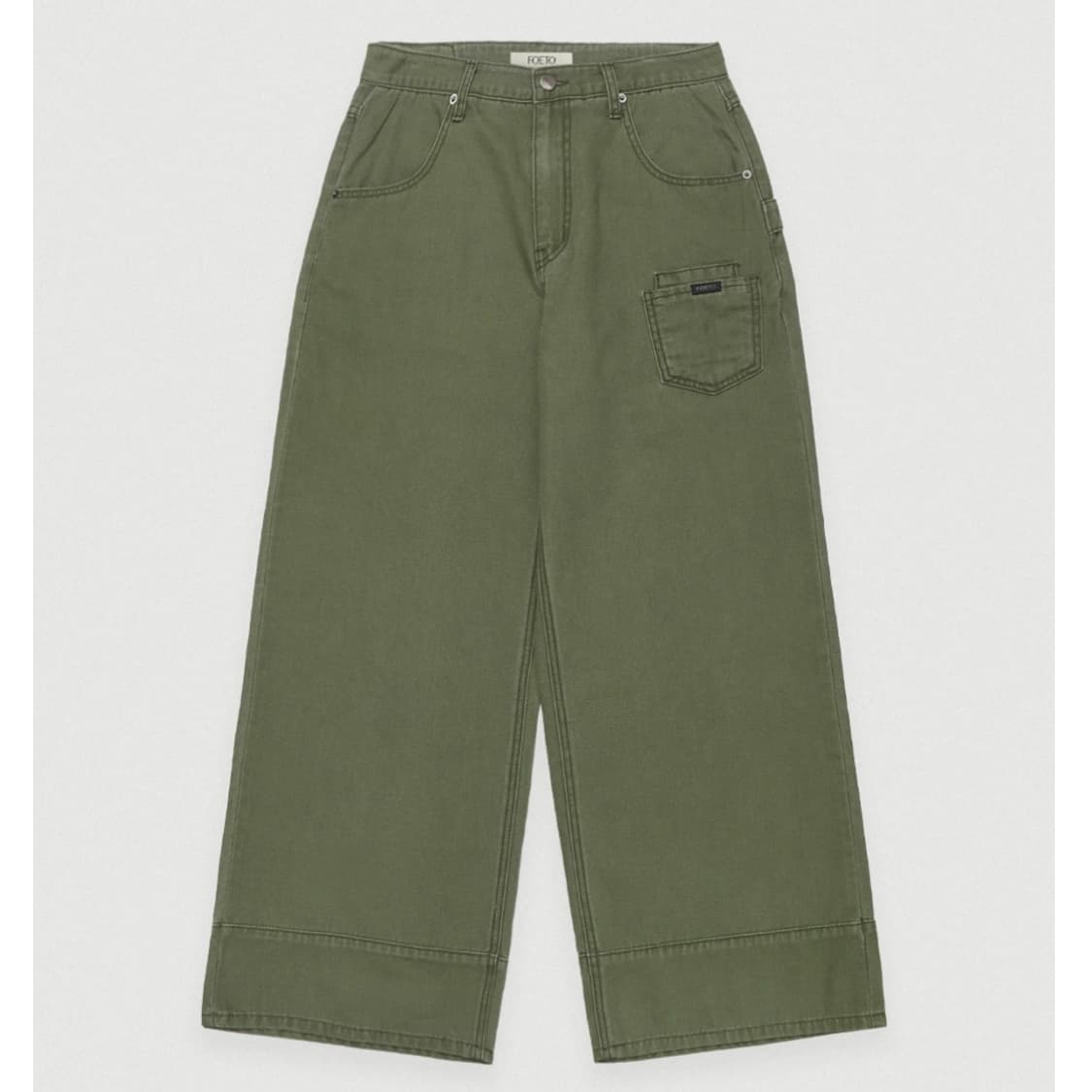 포에토 Bio pocket khaki pants M 상품이미지1