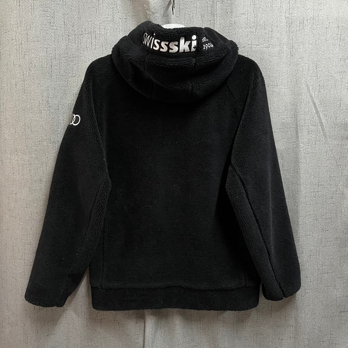 [M] 데상트 스위스 스키팀 셰르파 플리스 후드집업 상품이미지4