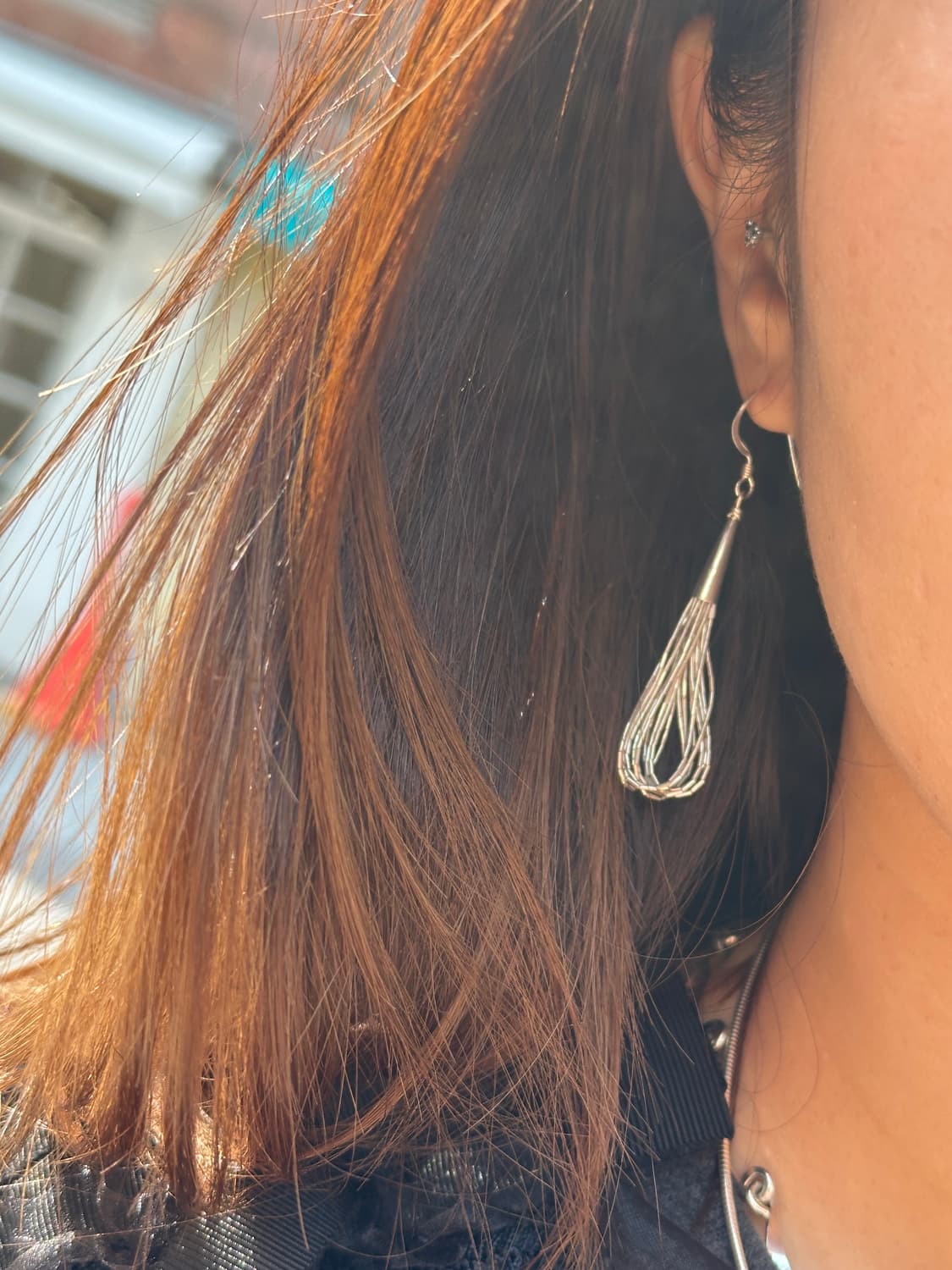 Liquid Multi-Strand Tassel Drop 925Silve 상품이미지5