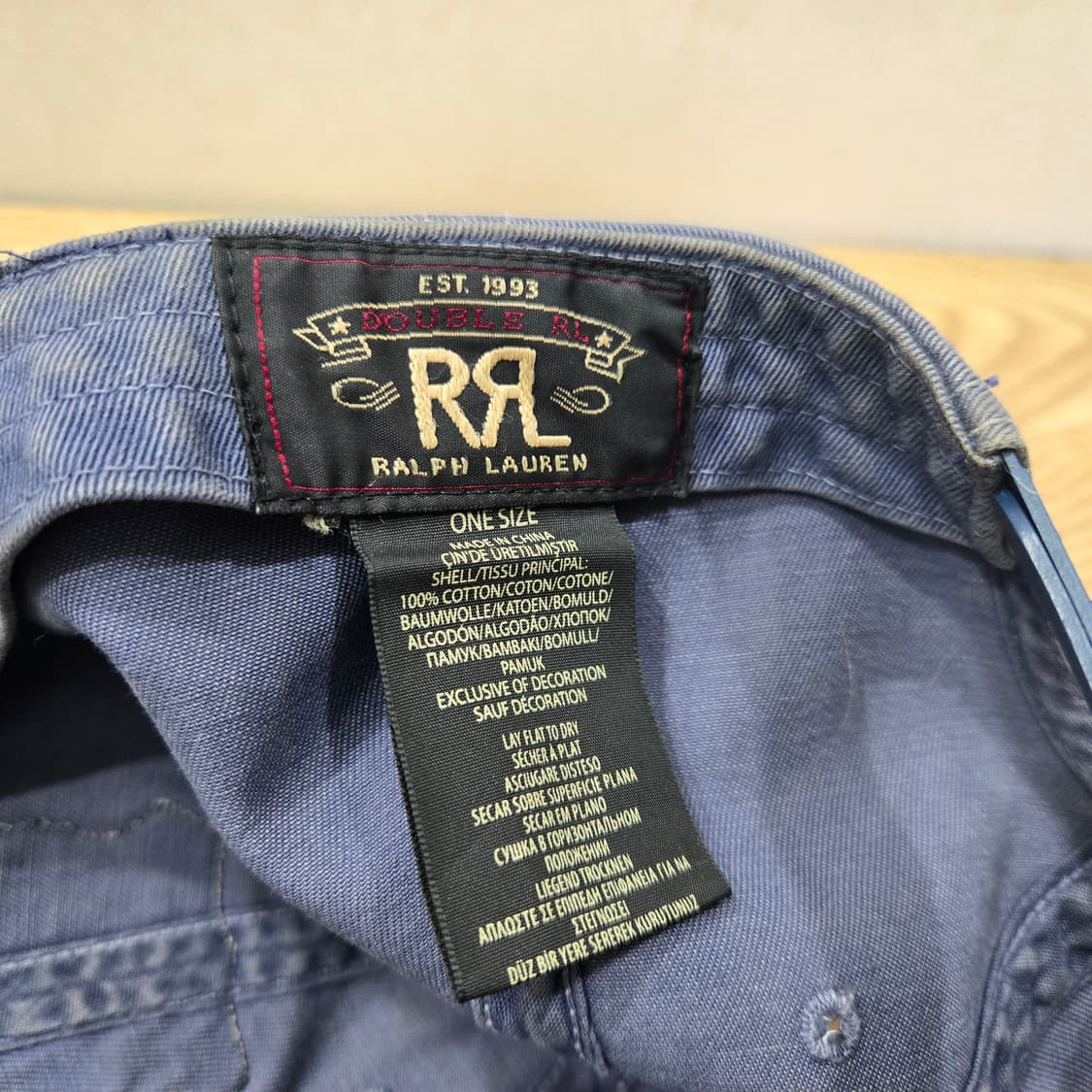 OS RRL 더블알엘 방패캡 블루 상품이미지8