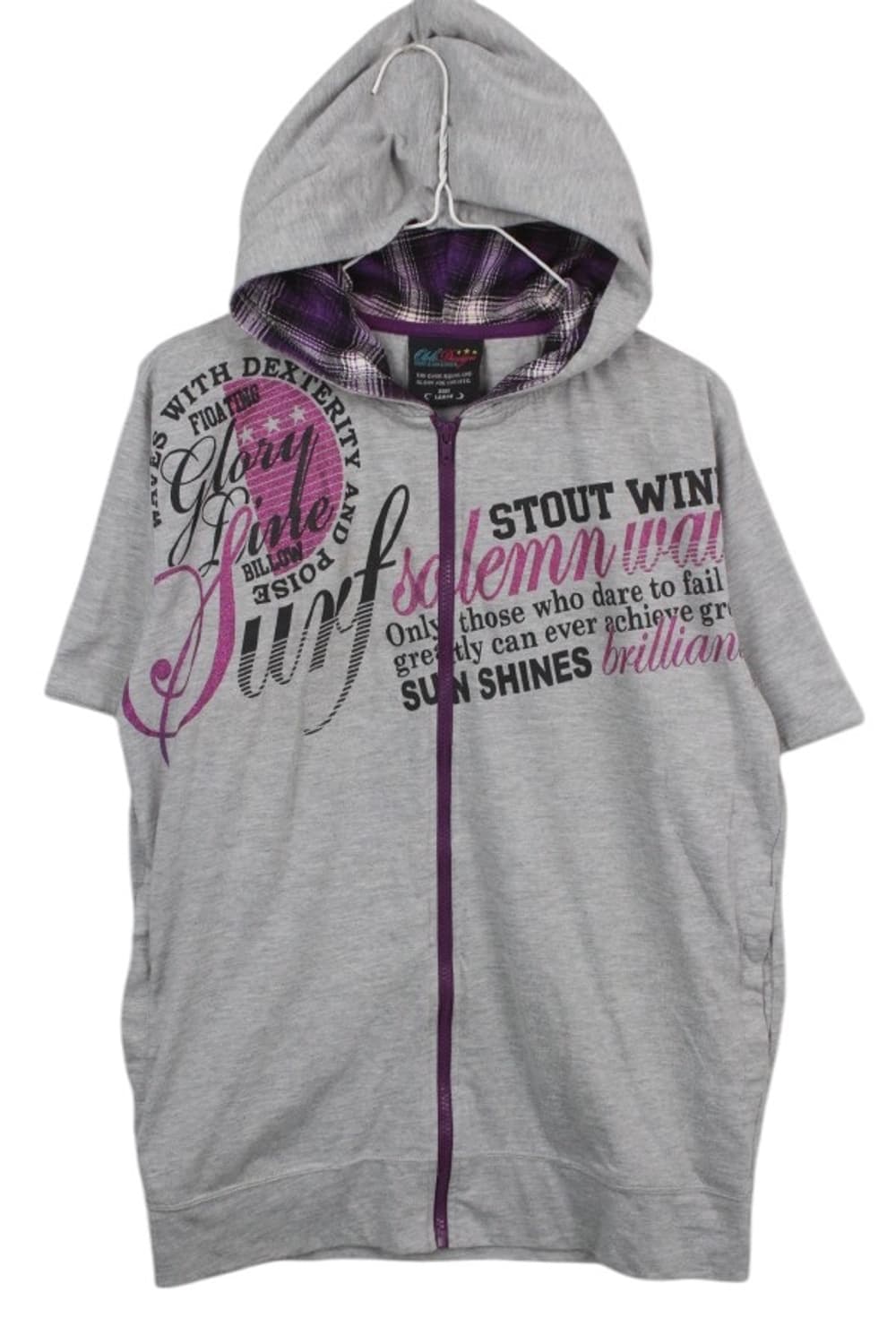 Japanese Y2K short sleeve zip up 상품이미지1