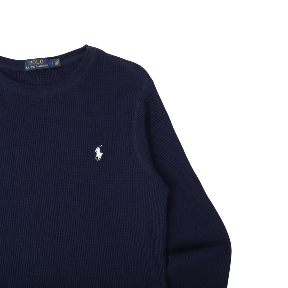 폴로 랄프로렌 네이비 와플 롱슬리브 티셔츠 상품이미지3