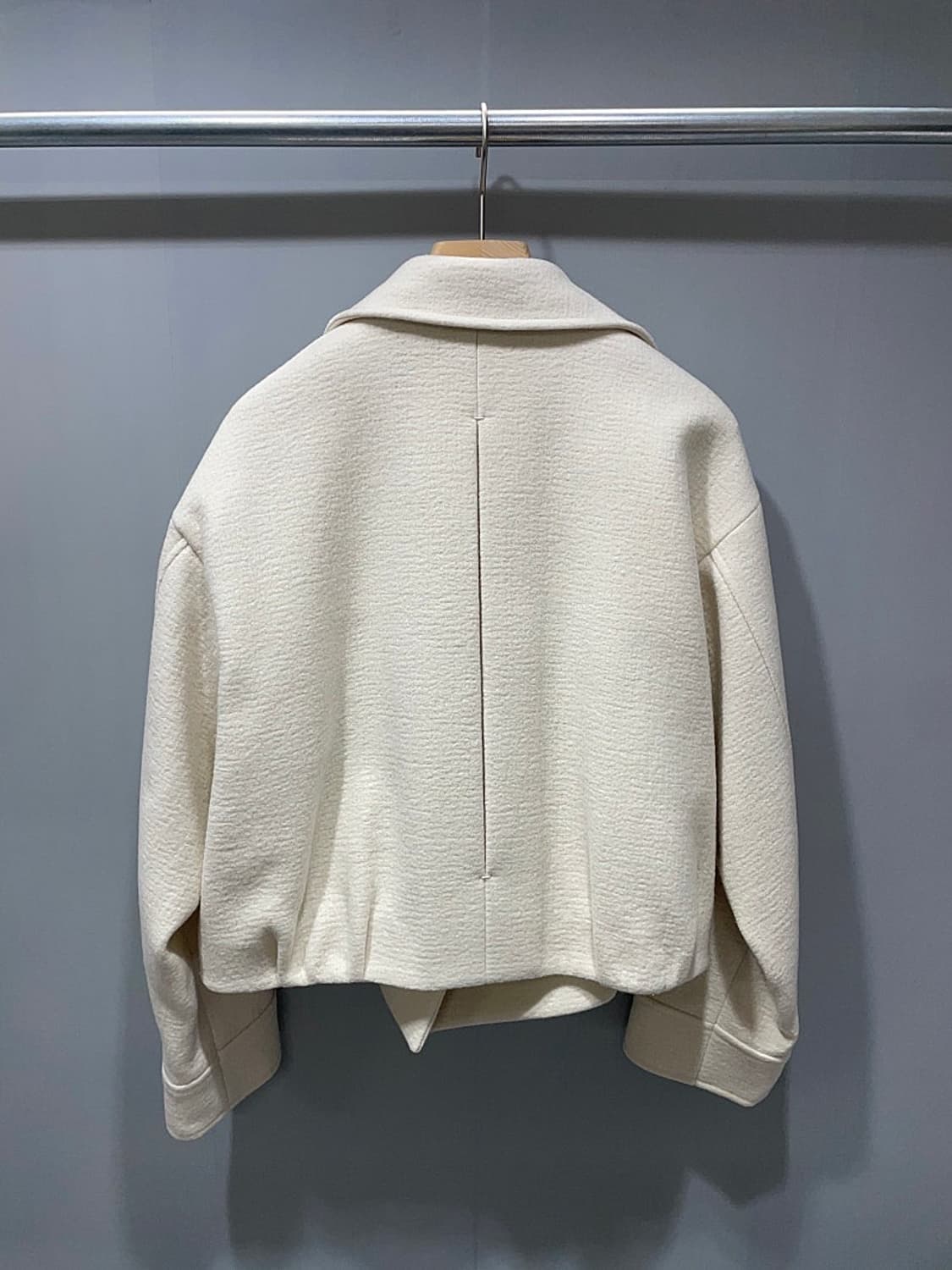 (정품/새상품) 르917 여성 울 드레이프 크롭 자켓 상품이미지4