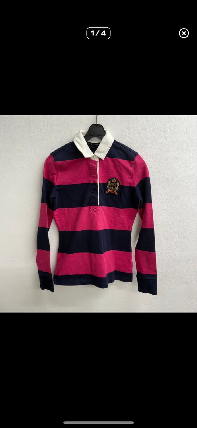 타미힐피거 스트라이프 셔츠 xs 상품이미지1