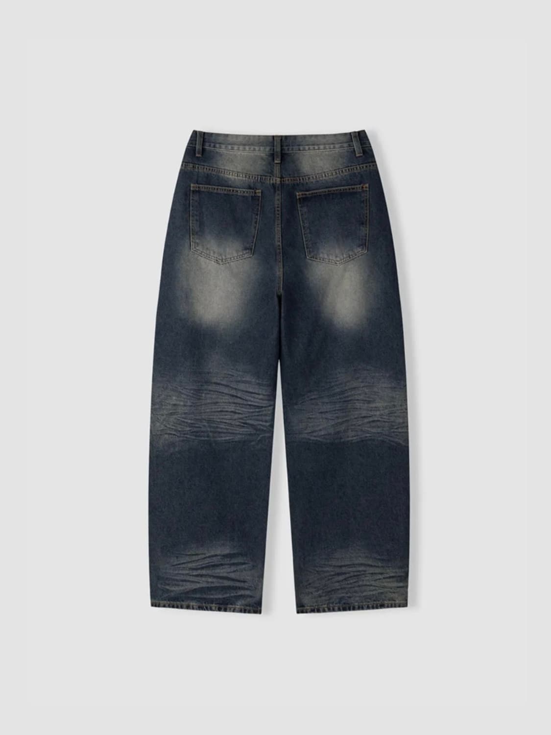 어널러코드 엠보워싱 데님팬츠 그린블루 M 상품이미지2