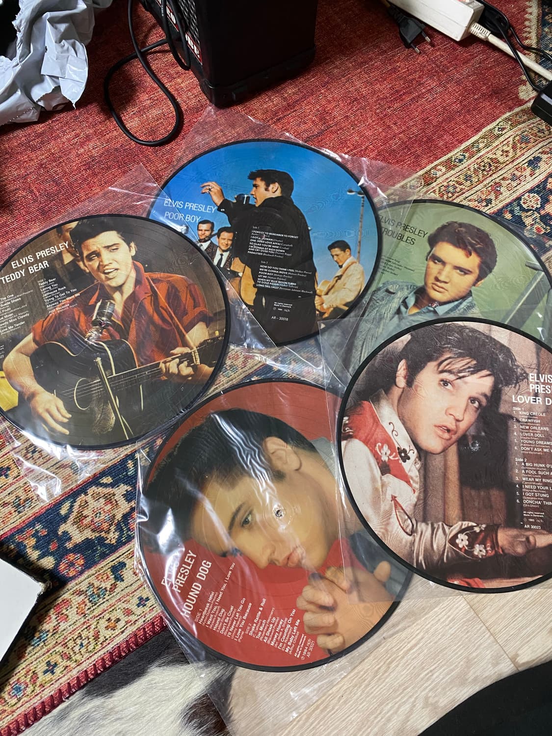 1985년 엘비스 프레슬리 픽쳐 디스크 엘피 한정판 상품이미지3