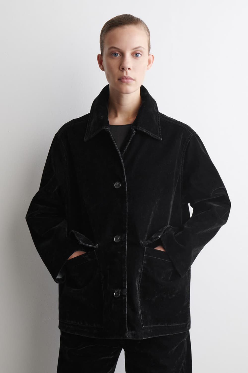 코스 플록 데님 재킷 1310355001 상품이미지1