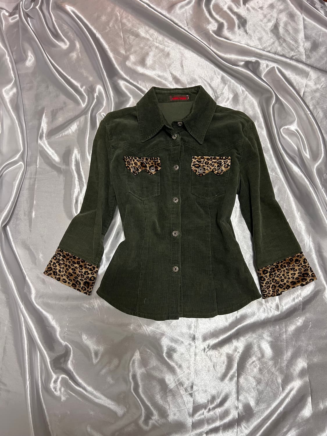 leopard y2k jacket 상품이미지2