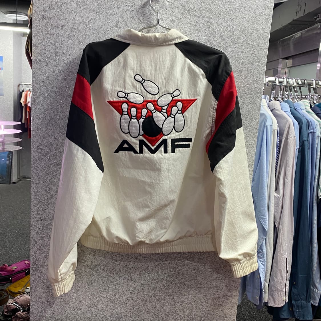 캘리포니아 빈티지 볼링핀 바람막이 b3379 상품이미지4