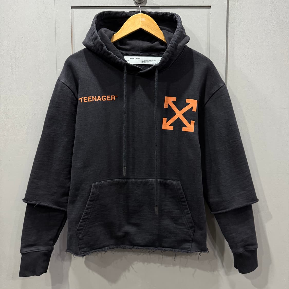 S 오프화이트 Off-White 바트 심슨 후드 티셔츠 상품이미지2
