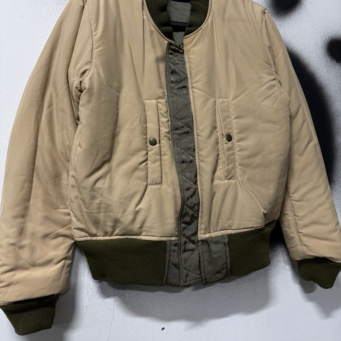 VTG 빈티지 리버시블 Ma-1 크롭 플라이트 봄버 자켓 상품이미지9