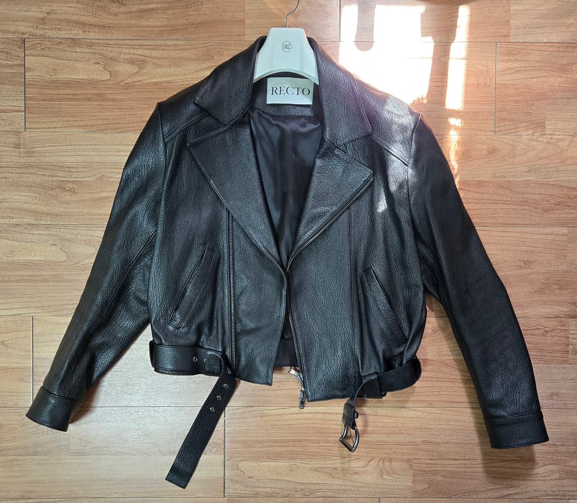 렉토 VINTAGE EFFECT BIKER JACKET (BLACK) 상품이미지1