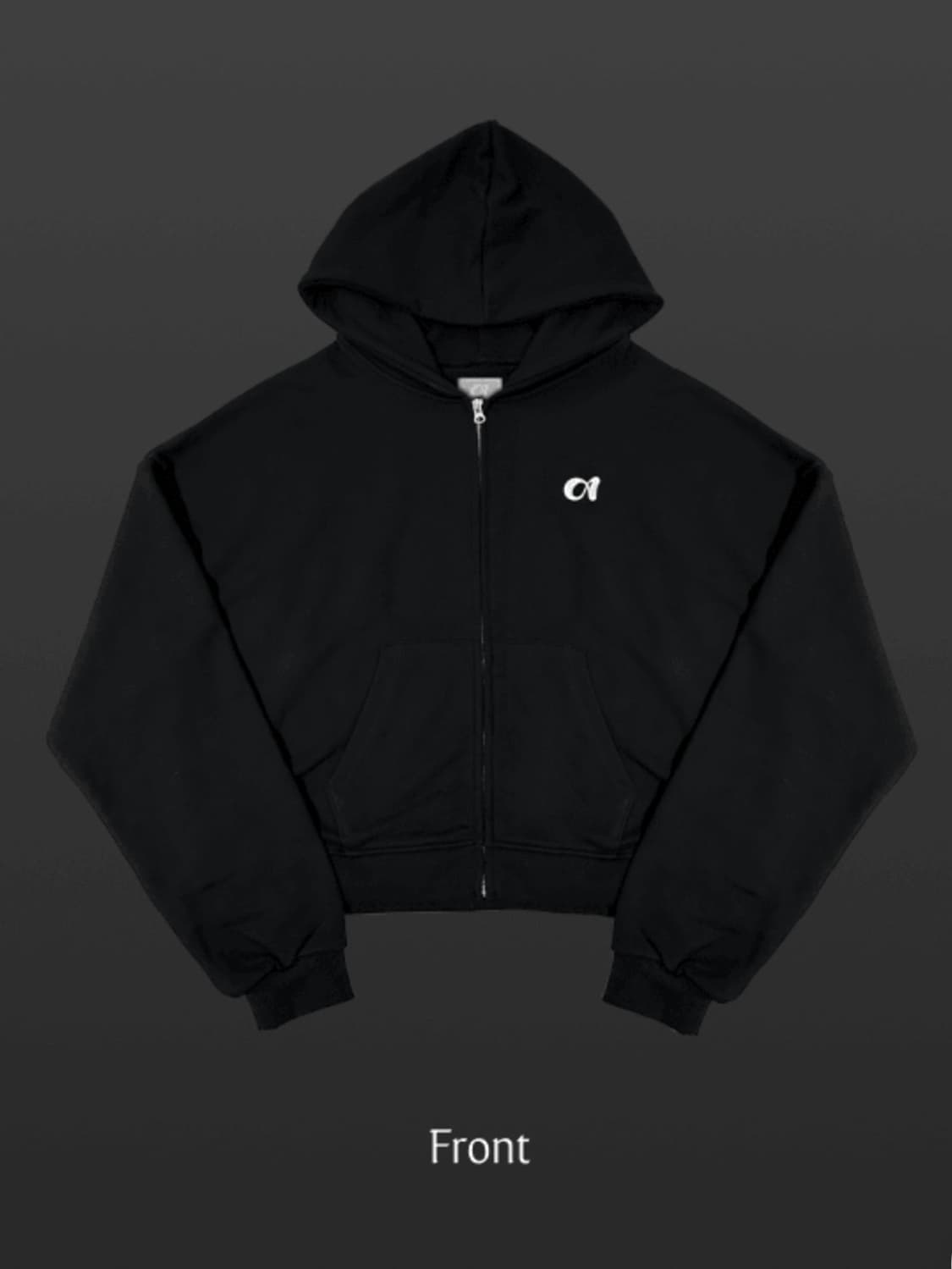 제니 OA 오드 아뜰리에 크롭 후드집업 위버스샵 굿즈 상품이미지1